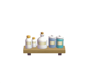 Cyan Decorative storage shelf