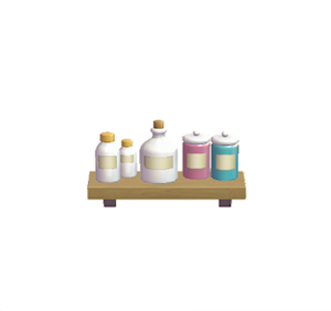 Rose Decorative storage shelf