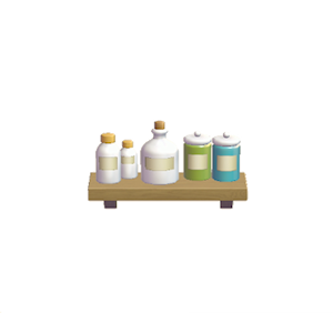 Lime Decorative storage shelf