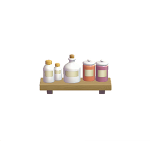 Rose Decorative storage shelf