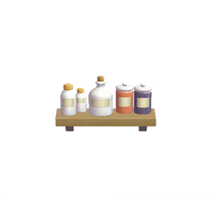 Plum Decorative storage shelf