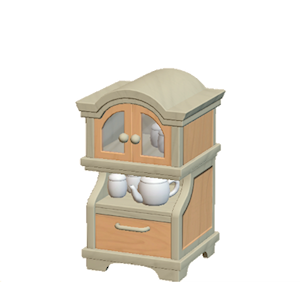 Beige Dining cabinet