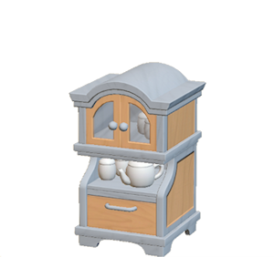 Gray Dining cabinet