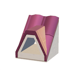 Rose Dormered brick roof