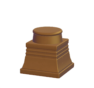 Brown Extravagant pillar (lower)