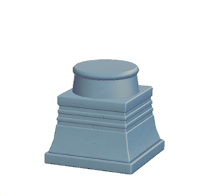 Cyan Extravagant pillar (lower)