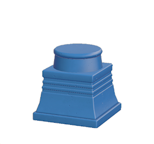 Blue Extravagant pillar (lower)