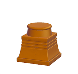 Orange Extravagant pillar (lower)
