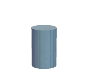 Cyan Extravagant pillar (middle)