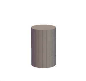 Beige Extravagant pillar (middle)