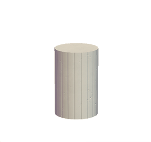 White Extravagant pillar (middle)