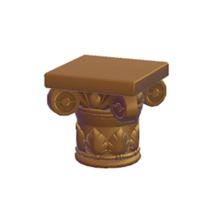 Brown Extravagant pillar (upper)