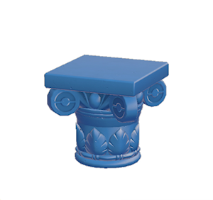 Blue Extravagant pillar (upper)