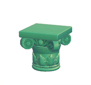 Aquamarine Extravagant pillar (upper)