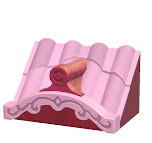 Rose Fancy wavy roof decoration