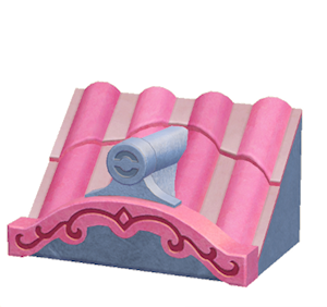 Navy Fancy wavy roof decoration