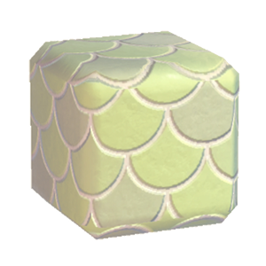 Lime Fish-scale tiling