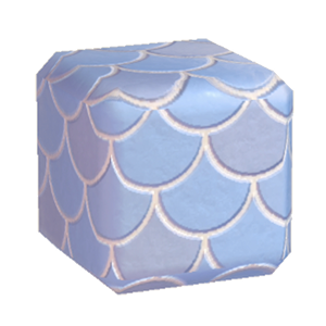 Navy Fish-scale tiling