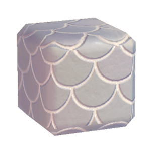 Black Fish-scale tiling