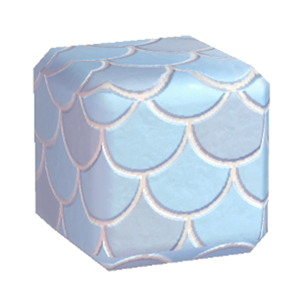 Blue Fish-scale tiling