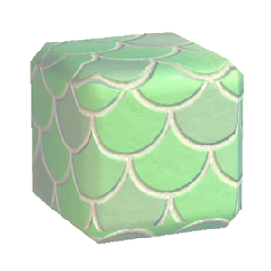 Green Fish-scale tiling