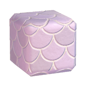 Purple Fish-scale tiling