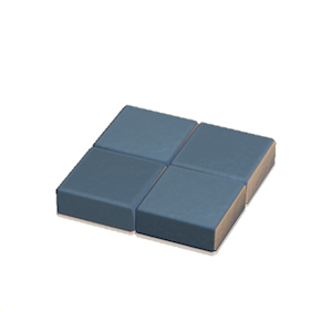 Cyan Flat brick roof