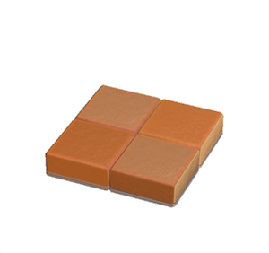 Beige Flat brick roof