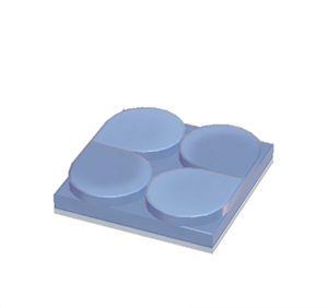 Cyan Flat scale roof