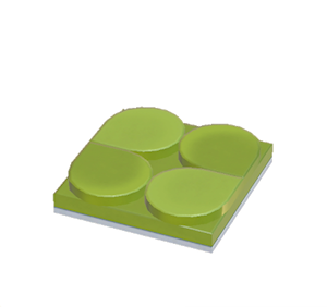 Lime Flat scale roof