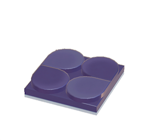 Plum Flat scale roof