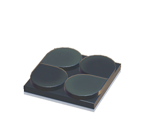 Black Flat scale roof
