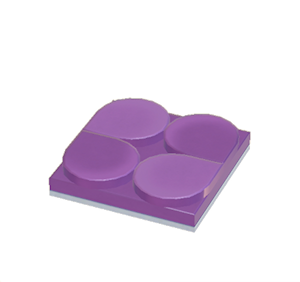 Purple Flat scale roof