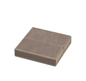 Beige Flat stone roof