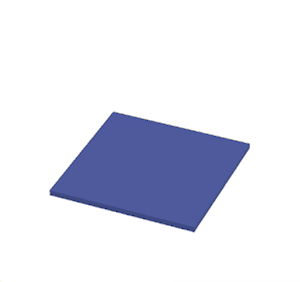 Navy Flat tent roof
