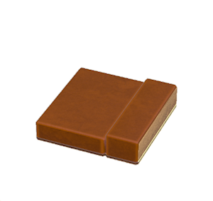 Orange Flat tiled roof