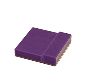 Purple Flat tiled roof