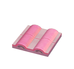 Rose Flat wavy roof