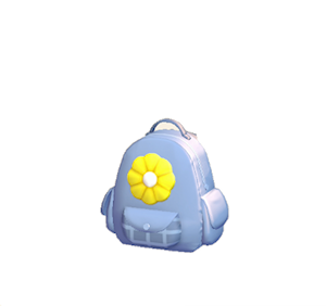 Cyan Flower backpack