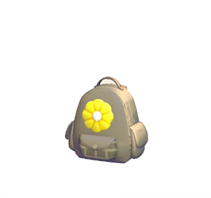 Beige Flower backpack