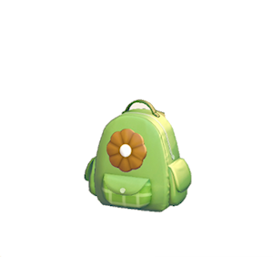 Brown Flower backpack