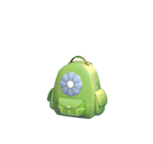 Cyan Flower backpack