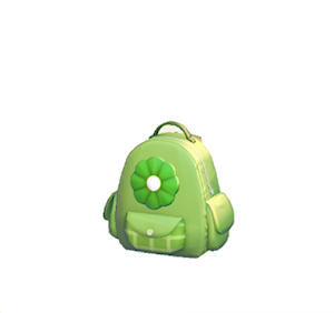 Green Flower backpack