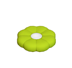 Lime Flower cushion
