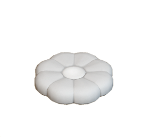 White Flower cushion