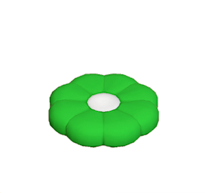 Green Flower cushion