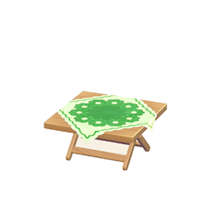 Green Flower table