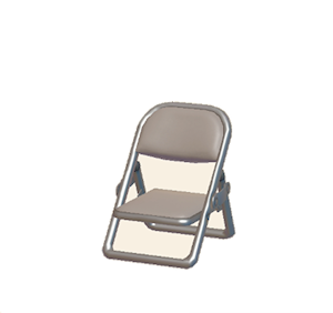 Beige Folding chair