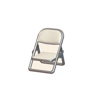 White Folding chair