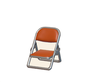 Red Folding chair